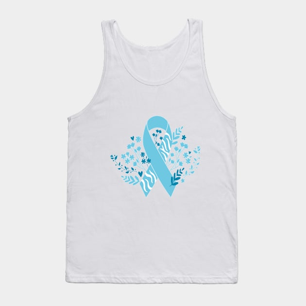 MALS Floral Ribbon (Large) Tank Top by NationalMALSFoundation